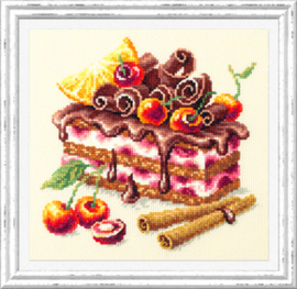 Borduurpakket Cherry Cake - Chudo Igla    ci-120-072