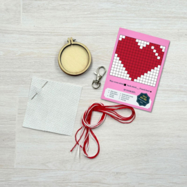 Borduurpakket Matchbox Be My Valentine - ckc-mb-004