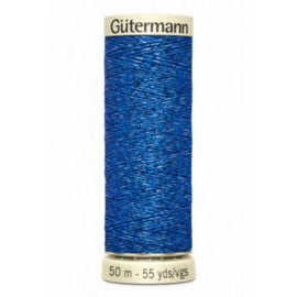 Gutermann metallic garen kleur blauw nr: 315