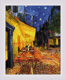 Borduurpakket Café Terrace at Night after V. Van Gogh's Painting - RIOLIS    ri-2217
