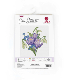 Borduurpakket Spring Flowers - Luca-S   ls-b1404