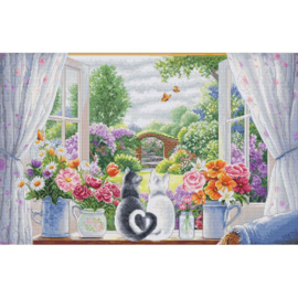 Borduurpakket The Window of Dreams - Luca-S     ls-bu5088