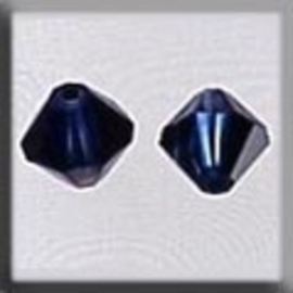 Crystal Treasures Rondele Sapphire Helio 6mm (2) - Mill Hill  mh-13086