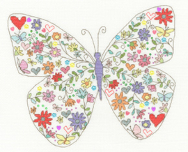 Borduurpakket Kim Anderson - Lovely Butterfly - Bothy Threads  bt-xka21