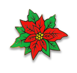 Needle Minder Poinsettia - Leti Stitch     leti-14353