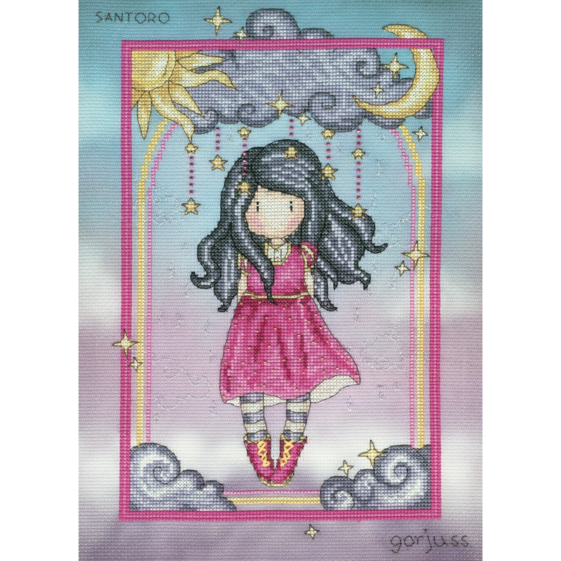 Borduurpakket Gorjuss - Little Storm Cloud - Bothy Threads    bt-xg43