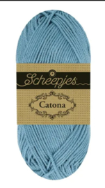 Scheepjes Catona 50 gram /  093 Light Steel Blue - Licht Jeans Blauw