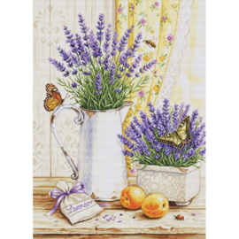 Borduurpakket Lavender Scent - Luca-S    ls-b7063