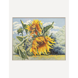 Borduurpakket Sunflowers in the Wind - Aine       aine-a1033