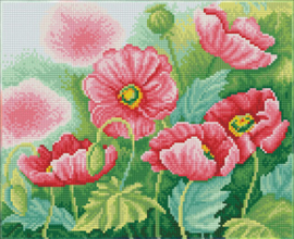 Diamond Dotz Watercolour Poppies - Needleart World  nw-dq08-024