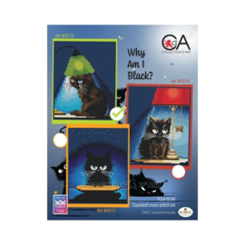 Borduurpakket Why Am I Black? - Collection d'Art     cda-bc8119