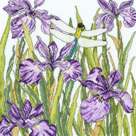 Borduurpakket Fay Miladowska - Iris Garden - Bothy Threads  bt-xfy03