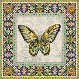 Borduurpakket Vintage Butterfly - Leti Stitch    leti-0981
