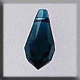 Crystal Treasures Very Small Tear Drop-Emerald AB - Mill Hill   mh-13053