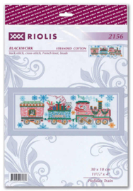 Borduurpakket Holiday Train - RIOLIS   ri-2156