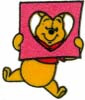 HKM Mode Applic. Winnie the Pooh met een hart