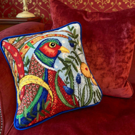 Petit Point borduurpakket Linda Hoskin - Pheasant - Bothy Threads     bt-tlh02