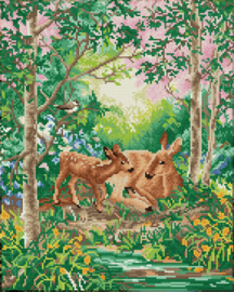 Diamond Dotz Doe & Her Fawn - Needleart World   nw-dd10-060