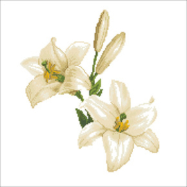 Voorbedrukt borduurpakket Wild Lilly Bouquet - Needleart World    nw-nc650-035