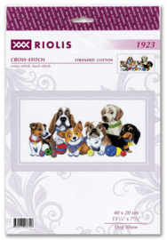Borduurpakket Dog Show - RIOLIS   ri-1923