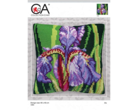 Kussen borduurpakket Iris - Collection d'Art    cda-5485