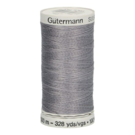 Gutermann naaigaren cotton 30 / 300 meter  1295 / grijs