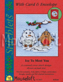 Borduurpakket Ice to Meet You - Mouseloft  ml-014-r32