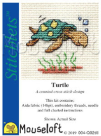 Borduurpakket Turtle - Mouseloft    ml-004-q02