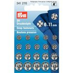 Prym Aannaaibare Drukknopen Assortiment Zilver  341 270