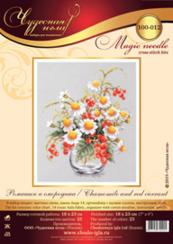 Borduurpakket Chamomile and Red Currant - Chudo Igla    ci-100-012