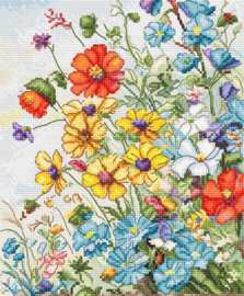 Borduurpakket Wildflowers - Leti Stitch    leti-l8091