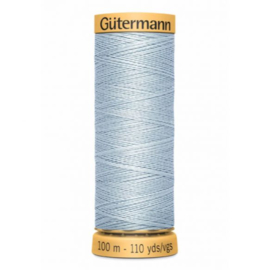 Natuurzuivere katoen 100 meter C Ne 50 / licht blauw 6217