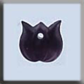 Glass Treasures Very Small Tulip-Matte Amethyst. - Mill Hill   mh-12155