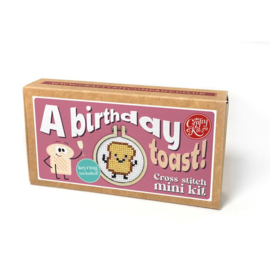 Borduurpakket Matchbox A Birthday Toast - ckc-mb-038
