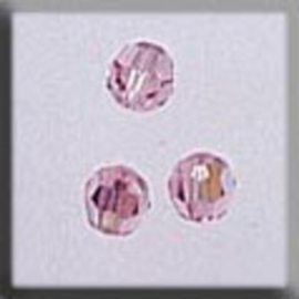 Crystal Treasures Round Bead-Light Rose AB - Mill Hill   mh-13021
