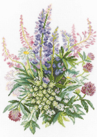 Borduurpakket Clover and Lupines - RTO    rto-m00300