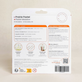Vrij borduren pakket Pastel Meadow - Milpoint     mil-e1-015k