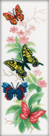 Borduurpakket Butterflies and Flowers - RTO    rto-m00146