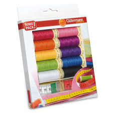 Gutermann Naaigaren set / 10 spoelen met centimeter / 734581