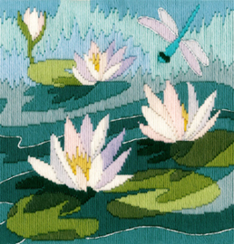 Borduurpakket Rose Swalwell - Water Lilies - Bothy Threads    bt-lsw03
