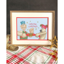 Borduurpakket Wallace & Gromit - Cracking Christmas! - Bothy Threads      bt-xwg09++iobg34x[pé=rw.