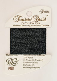 Petite Treasure Braid - Black Iris - Rainbow Gallery    rg-pb81