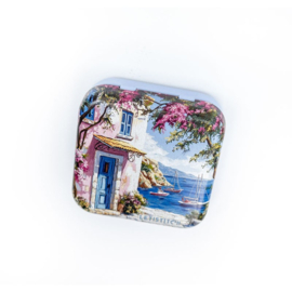 Mediterranean Coast Metallic Box - Leti Stitch    leti-25642