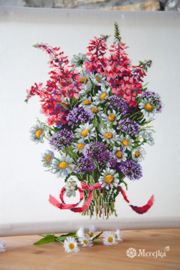 Borduurpakket The Field Bouquet - Merejka    mer-k095