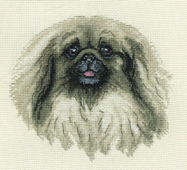 Borduurpakket Pekinese - PANNA    pan-1471-j