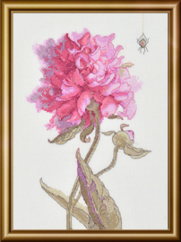 Borduurpakket Peonies - Grace - RIOLIS    aine-a1008