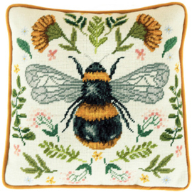 Petit Point borduurpakket Jade Mosinski - Botanical Bee - Bothy Threads   bt-tap12