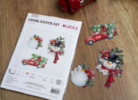 Borduurpakket Christmas Toys - Luca-S   ls-jk037