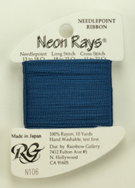 Neon Rays Federal Blue - Rainbow Gallery    rg-n106