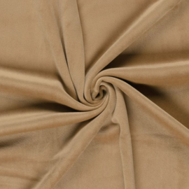 Velvet Fleece Brushed Camel - kleur 153